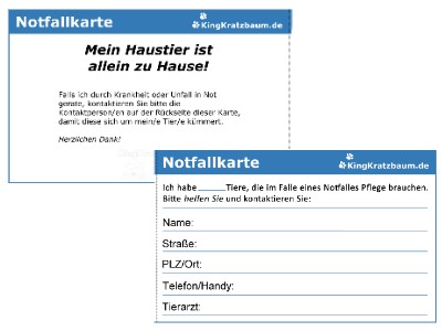 Notfallkarte von KingKratzbaum Notfallkarte von KingKratzbaum