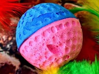 Spielball aus Schaumstoff
