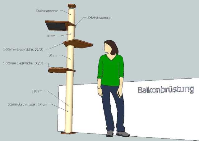 Kratzbaum Bauplan 01-18