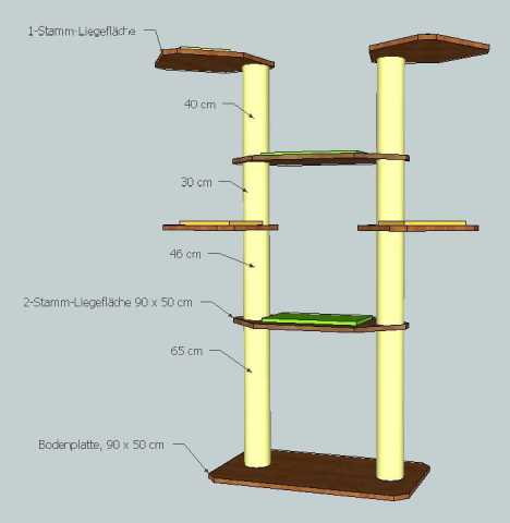 Preview: Kratzbaum Bauplan 024