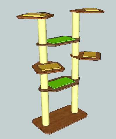 Preview: Kratzbaum Bauplan 024