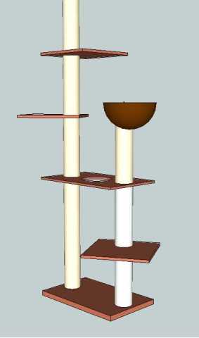 Preview: Kratzbaum Bauplan 104