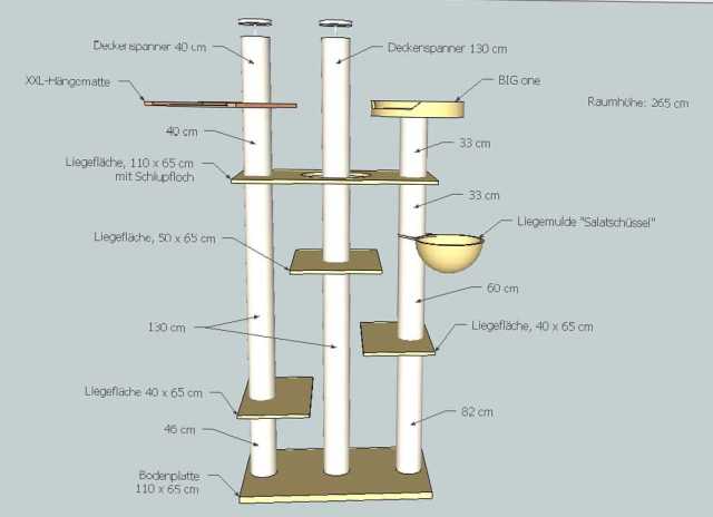 Kratzbaum Bauplan 1214