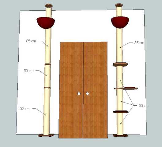 Preview: Kratzbaum Bauplan 222