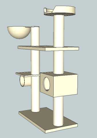 Preview: Kratzbaum Bauplan 245