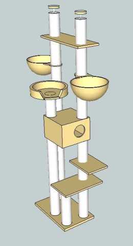 Preview: Kratzbaum Bauplan 264