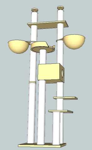 Preview: Kratzbaum Bauplan 264