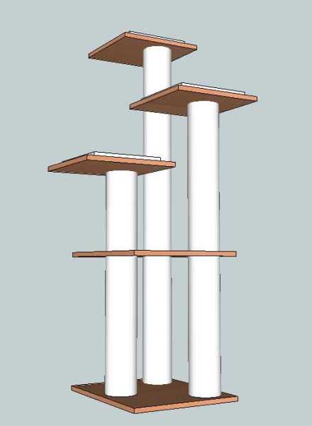 Kratzbaum Bauplan 01-04-2