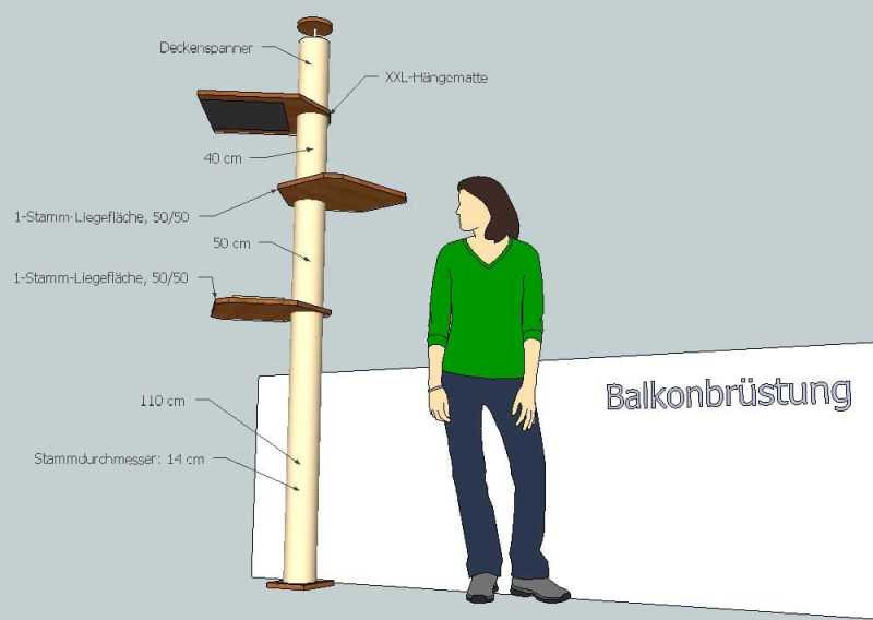 Kratzbaum Bauplan 01-18