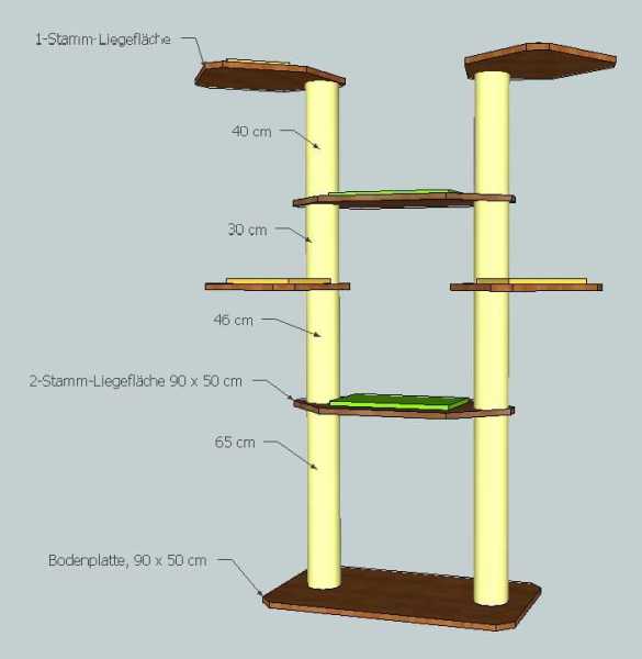 Kratzbaum Bauplan 024