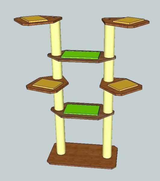 Kratzbaum Bauplan 024