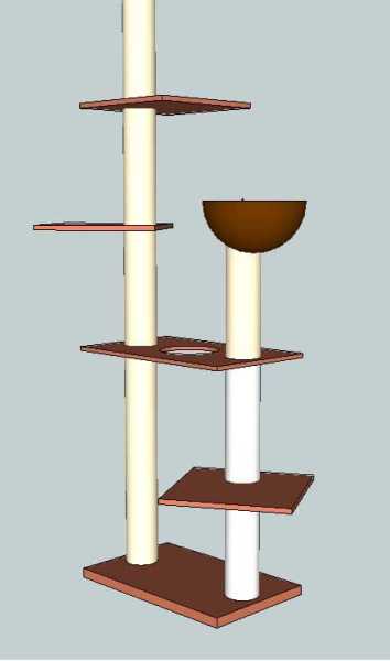 Kratzbaum Bauplan 104