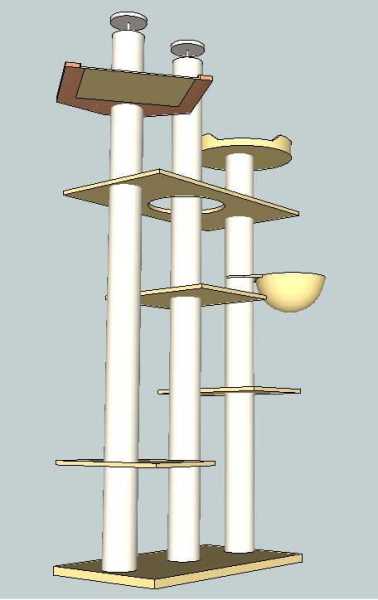 Kratzbaum Bauplan 1214
