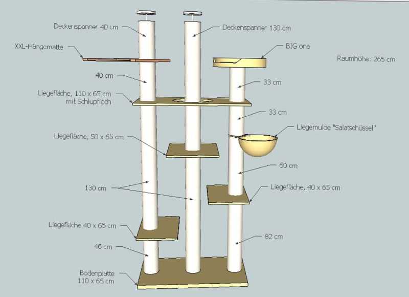 Kratzbaum Bauplan 1214