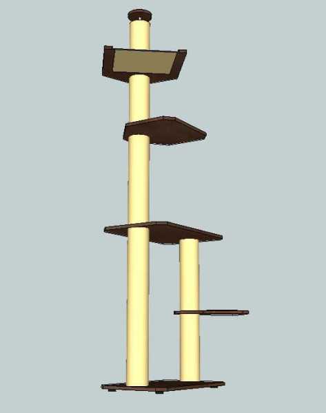 Kratzbaum Bauplan 127