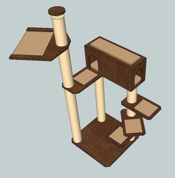 Kratzbaum Bauplan 129