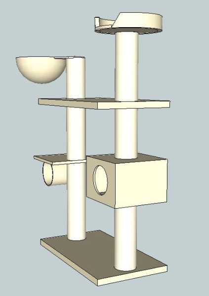 Kratzbaum Bauplan 245