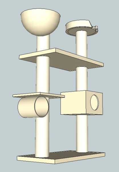 Kratzbaum Bauplan 245