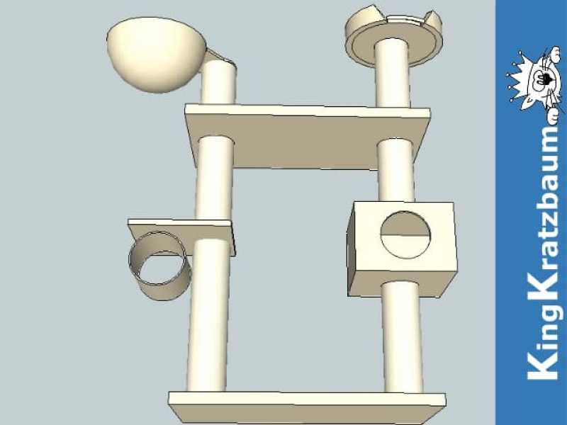 Kratzbaum Bauplan 245
