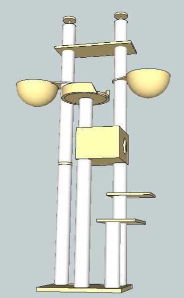 Kratzbaum Bauplan 264