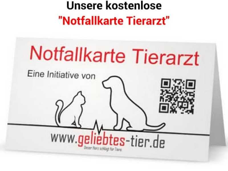 Notfallkarte - Tierarzt - Tierklinik
